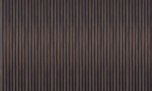 חיפוי קיר WP09 בגוון עץ חום כהה – מתאים לקיר סלון, משרד או מבנה ציבור