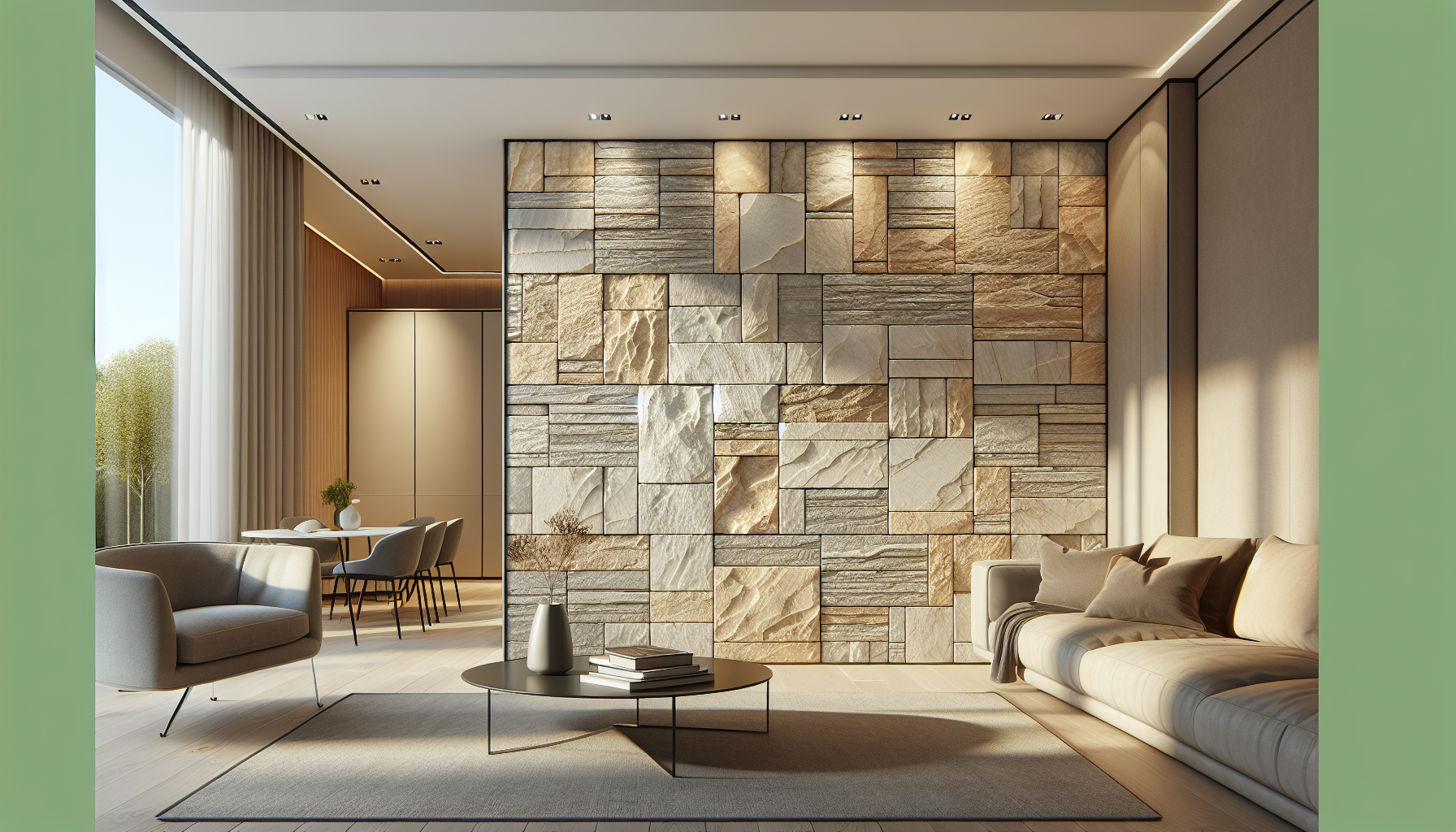 חיפוי קיר דמוי אבן